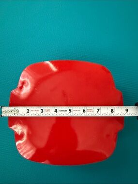 Pyrex 8” Square Red Bakeware Dish